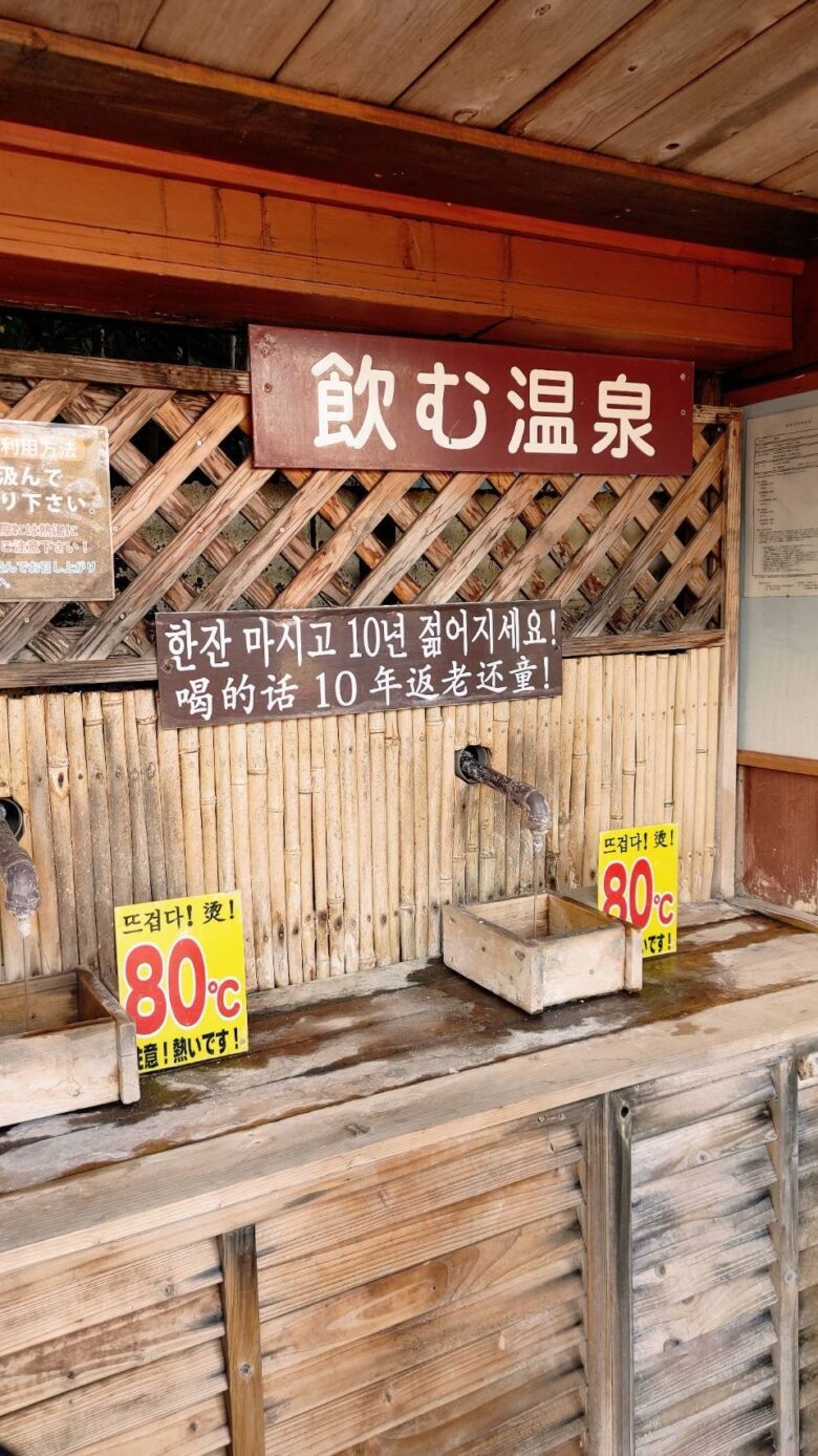 別府温泉　地獄めぐり 飲む温泉　