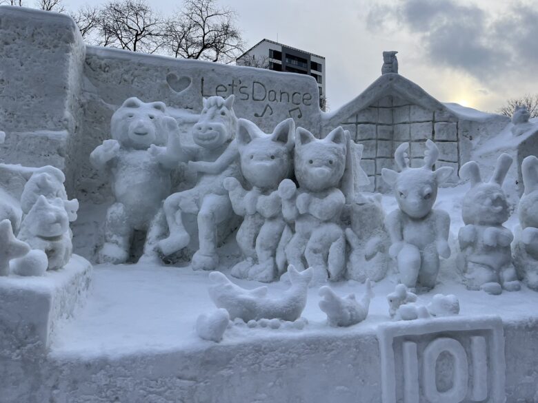 大通公園会場　雪像