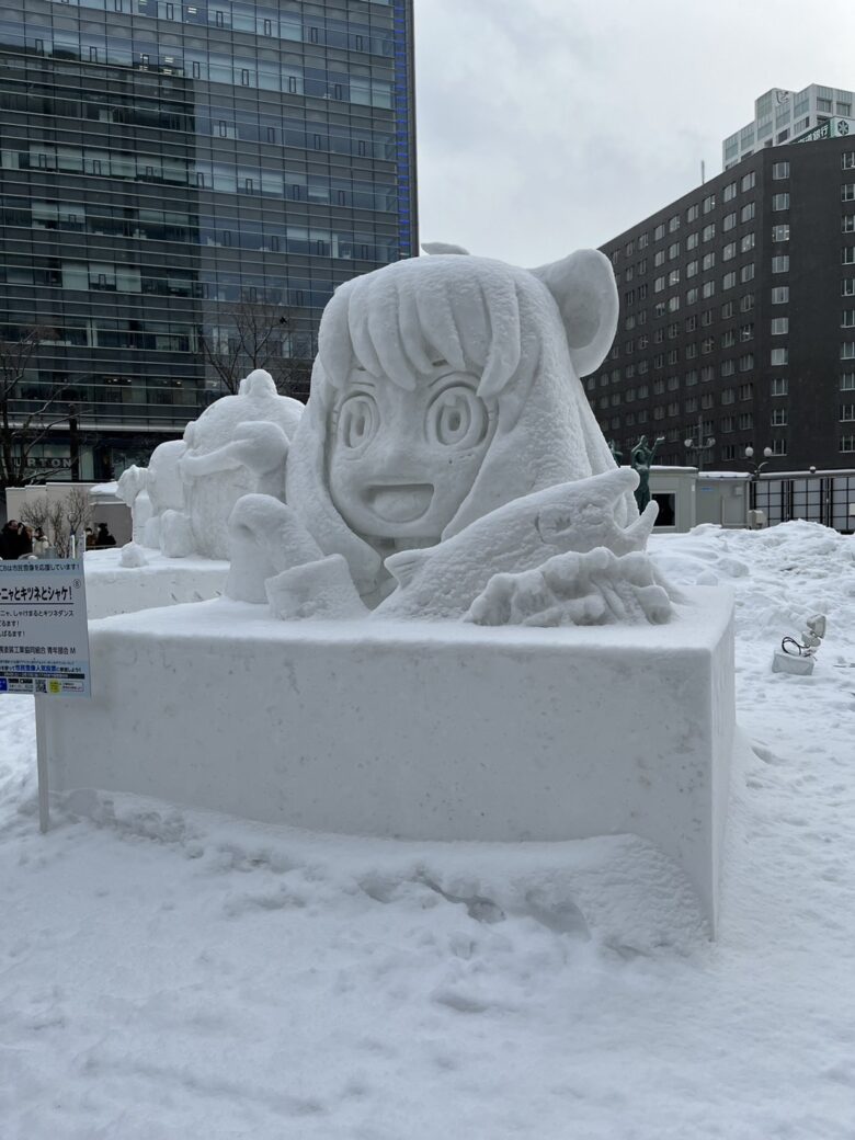 大通公園会場　雪像