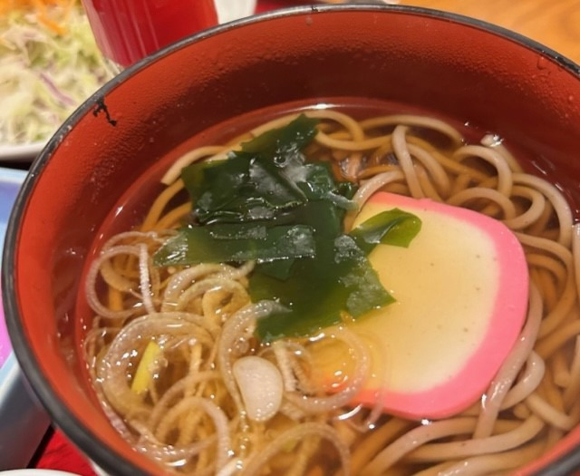 蕎麦をチョイス