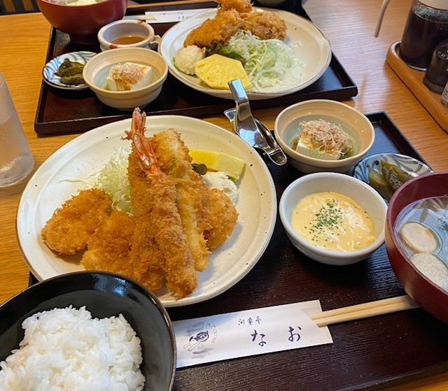 盛り合わせフライ定食