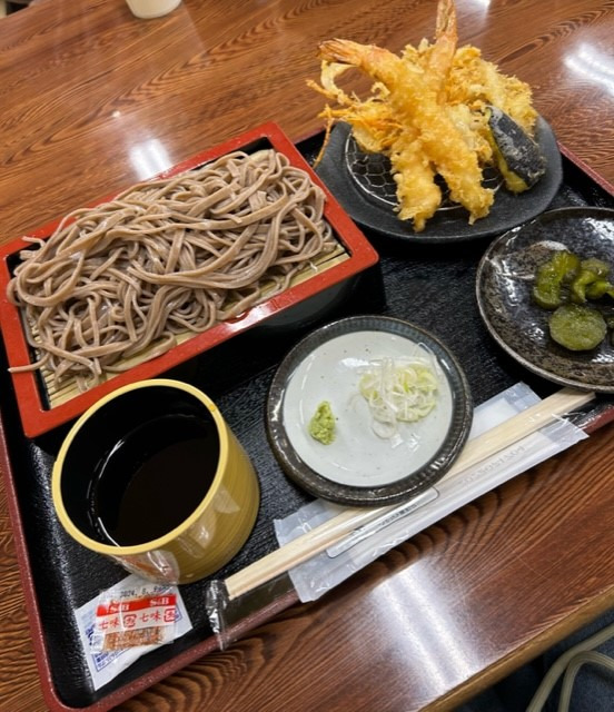 天麩羅と蕎麦セット