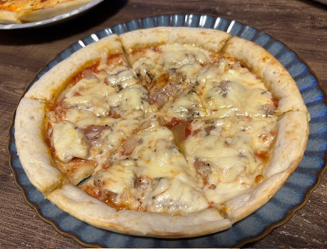 プレミアムイベリコ豚のピザ