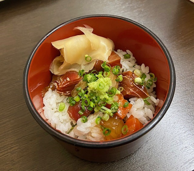 締めに漬け丼