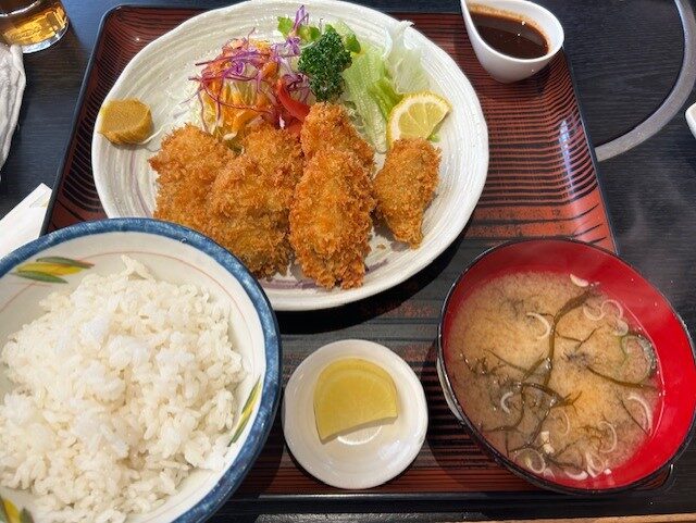 カキフライ定食